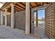 Pool entry area with gates and stone pillars, offering a glimpse of the pool area at 175 Central Ave, Fayetteville, GA 30214