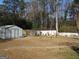 The backyard features an outdoor shed at 4213 Janice Drive, Atlanta, GA 30337