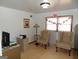 Bright office space with armchairs and desk at 4213 Janice Drive, Atlanta, GA 30337
