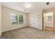 Bedroom with closet, window and access to the main bathroom at 6281 Vinings Vintage Dr, Mableton, GA 30126