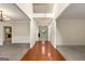 Bright foyer with hardwood floors and an overhead view of the second floor at 6281 Vinings Vintage Dr, Mableton, GA 30126