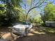 View of the wooded backyard at 4582 Hendrix Dr, Forest Park, GA 30297