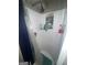 A functional shower space enclosed with a curtain at 4582 Hendrix Dr, Forest Park, GA 30297