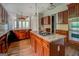 Gourmet kitchen with a center island cooktop and stainless steel appliances at 345 Phillips Dr, Fayetteville, GA 30214