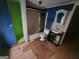 Bathroom area with an open shower, sink, and toilet at 30 Millwood Dr, Covington, GA 30016
