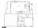 Open-concept floor plan showcasing a spacious layout with a kitchen, living area, and bathrooms at 340 Brookstone Dr, Carrollton, GA 30116