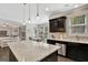 Kitchen with granite countertops, stainless steel appliances, and an island at 185 Discovery Lake Dr, Fayetteville, GA 30215