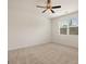 Neutral bedroom with carpet, fan and window with blinds at 1626 Palladian Way # 118, Lithonia, GA 30058