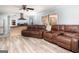 Living room with modern lighting and hardwood floors, perfect for relaxation and entertaining at 98 Almon Church Rd, Covington, GA 30014