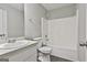 Full bathroom with shower-tub combination and single sink at 28 Willow Ridge Dr, Hampton, GA 30228