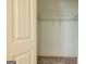 This large closet has metal shelving for extra storage at 410 Wicklow St, Tyrone, GA 30290