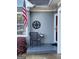 Welcoming front porch featuring a sitting area, ideal for enjoying quiet moments outdoors at 411 Sherrels Frd, Peachtree City, GA 30269