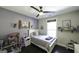 Bedroom with a comfortable bed and a doll house at 5133 Woodmond Dr, Villa Rica, GA 30180