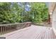Exterior view of the wooden deck area providing outdoor relaxation and entertaining space at 3328 Sulky Se Cir, Marietta, GA 30067