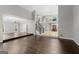 Spacious foyer with staircase, hardwood floors, and elegant chandelier at 3328 Sulky Se Cir, Marietta, GA 30067