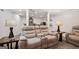 Basement with wet bar and a large comfy reclining sofa at 750 Gates Ln, Alpharetta, GA 30022