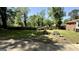 Lush backyard featuring a well-manicured lawn, mature trees, and privacy fence at 1093 Grace Sw St, Mableton, GA 30126