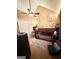 Cozy bedroom featuring a bunk bed, ceiling fan, and closet at 110 S Fairfield Dr, Peachtree City, GA 30269