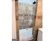 The beautifully tiled standing shower features neutral colors and hexagon tile flooring at 110 S Fairfield Dr, Peachtree City, GA 30269