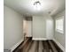 This bedroom is spacious and filled with natural light and modern floors at 3456 Glensford Dr, Decatur, GA 30032