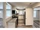 Modern kitchen with stainless steel appliances, granite counters, and white cabinetry at 3456 Glensford Dr, Decatur, GA 30032