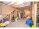 Unfinished basement with exposed framing presents an opportunity for customization and expansion at 115 W Wind Ct, Tyrone, GA 30290