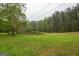 Grassy property with overhead electrical lines with a wooded area in the distance at 24 Shiloh Church Rd, Carrollton, GA 30116