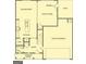Layout of the home's first floor with kitchen, dining, Gathering room, and a two-car garage at 4678 Glore Sw Rd, Mableton, GA 30126
