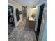 This bathroom includes a granite countertop, double vanity, large walk-in shower, and closet at 4430 Kings Hwy, Douglasville, GA 30135
