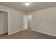 Bedroom featuring neutral walls, carpet, and open closet at 820 Lake Chase, Fairburn, GA 30213