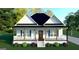 Charming home with a welcoming porch and well-maintained landscaping at 95 Rome St, Temple, GA 30179