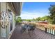 Spacious deck with furniture providing stunning lake views; perfect for outdoor entertaining at 8655 Shoreline Dr, Jonesboro, GA 30236