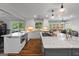 Bright, updated kitchen featuring marble counters, stainless steel appliances, and lots of natural light at 8655 Shoreline Dr, Jonesboro, GA 30236