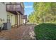 Exterior shot of the back of the building with the back porch in view at 6887 Slate Stone Se Way # 3, Mableton, GA 30126