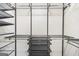 Spacious closet with metal shelving and drawers for organization at 6887 Slate Stone Se Way # 3, Mableton, GA 30126