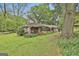 Brick home with a screened porch and ample yard space under the shade of mature trees at 2008 Highway 92 S, Fayetteville, GA 30215