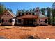 Exterior view of a new home under construction showcasing the framing of the house at 0 Pinegate Way, Sharpsburg, GA 30277