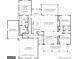 First floor plan showcasing the layout of the home including the kitchen, bedrooms and garage at 0 Pinegate Way, Sharpsburg, GA 30277
