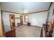 Spacious bedroom with neutral carpet, trim, and a ceiling fan for added comfort at 2215 Mount Carmel Rd, Hampton, GA 30228