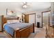 Primary bedroom with ensuite bathroom and closet at 25 Hickory Dr, Stockbridge, GA 30281