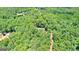 Aerial view highlights the property’s location, surrounded by dense foliage and a peaceful, secluded atmosphere at 335 Winding Stream Trl, Hampton, GA 30228