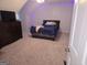 Bedroom featuring a comfortable bed, dark wood dresser and blue LED accent lighting, a great vibe at 3650 Bay Leaf Dr, Loganville, GA 30052