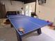 Well-equipped basement game room showcasing a ping pong table for leisure activities at 3650 Bay Leaf Dr, Loganville, GA 30052