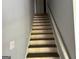 Carpeted stairway featuring a white railing at 100 Parliament Ct, Fayetteville, GA 30215