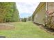 Green backyard featuring a well-maintained lawn at 1619 Cascade Overlook, Peachtree City, GA 30269