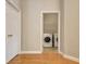 Convenient laundry room featuring a modern washer and dryer for easy laundry days at 1619 Cascade Overlook, Peachtree City, GA 30269