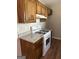 Bright kitchen with updated appliances and granite countertops at 12214 Cypress Way, Fayetteville, GA 30215