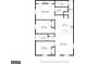 Detailed floor plan showing layout of bedrooms, bathrooms, kitchen, and living room at 849 Wood Nw St, Atlanta, GA 30318