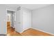Cozy bedroom with hardwood floors, closet, and access to an en-suite bathroom at 111 Hamilton Rd, Peachtree City, GA 30269