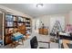 Spacious office with carpet floors and ample natural light, perfect for working from home at 1154 Ridge Hollow Ln, Lawrenceville, GA 30043